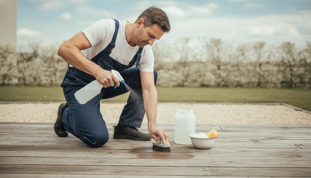 vinaigre blanc contre les taches tenaces