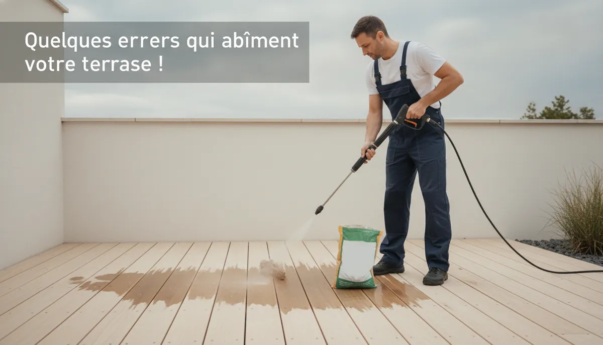 quelques erreurs qui abîment votre terrasse !