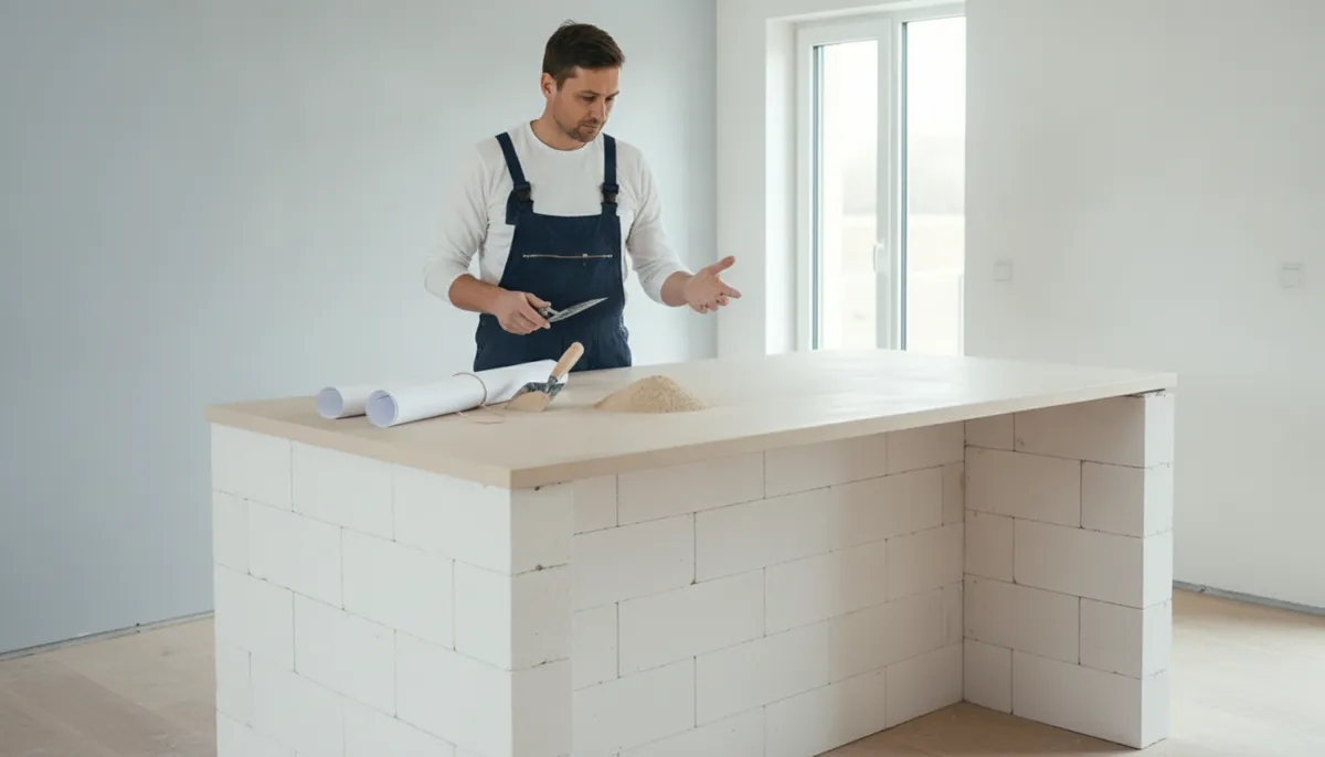 les avantages d'une cuisine en béton cellulaire