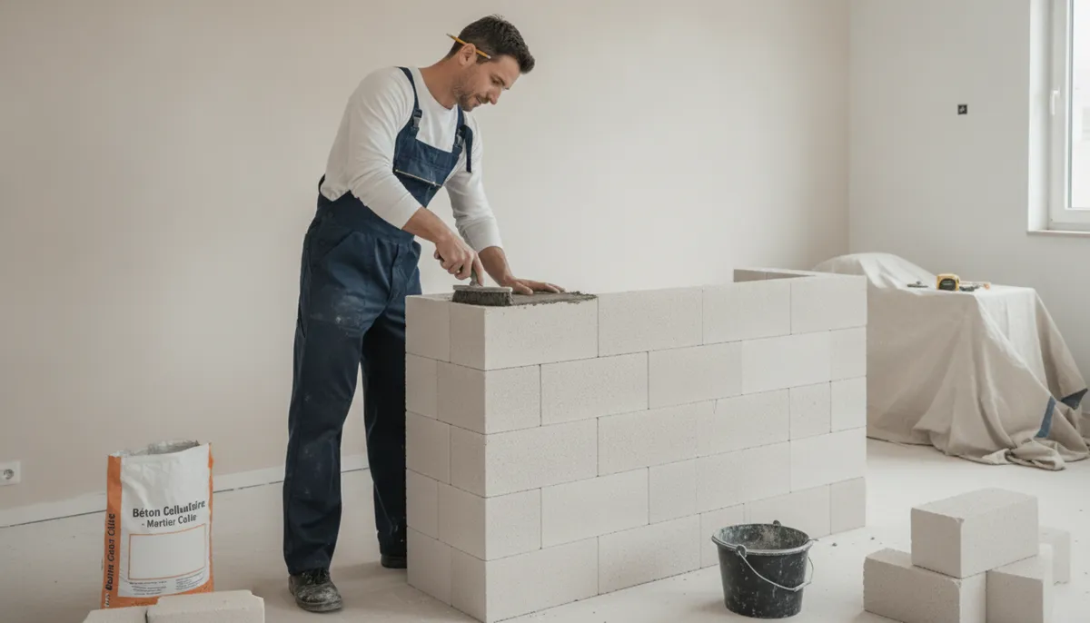 cuisine en beton cellulaire