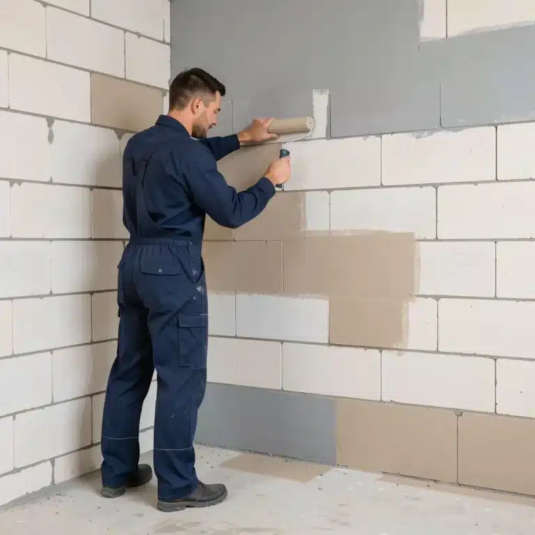 enduit un mur en parpaing