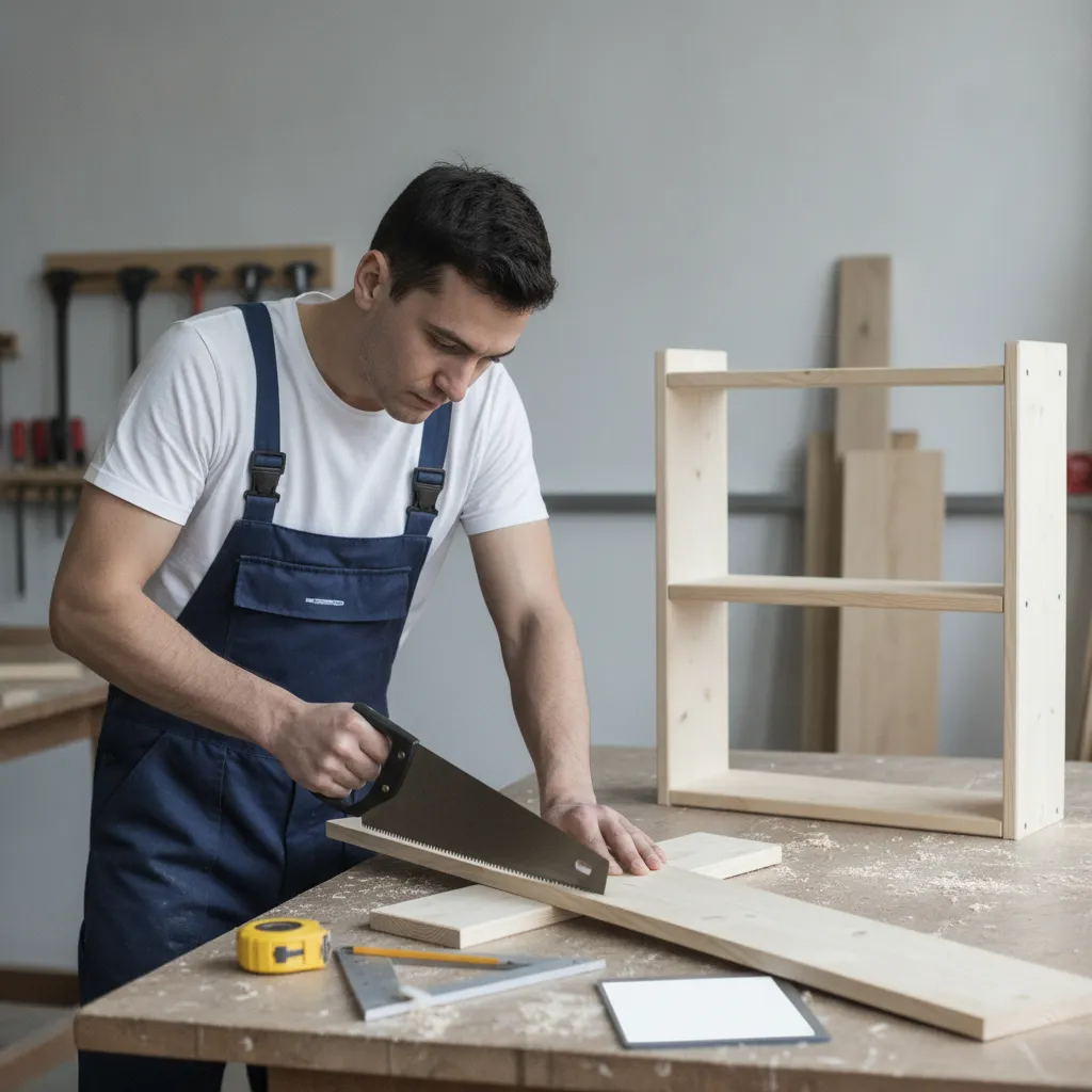 fabrication etagere en bois