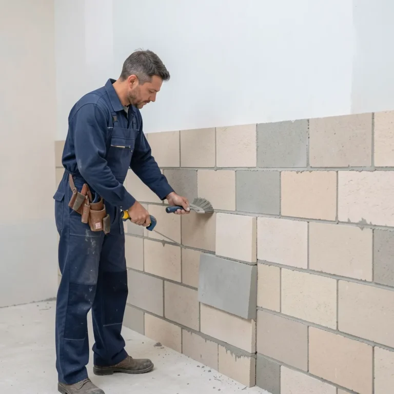 habiller mur parpaing extérieur