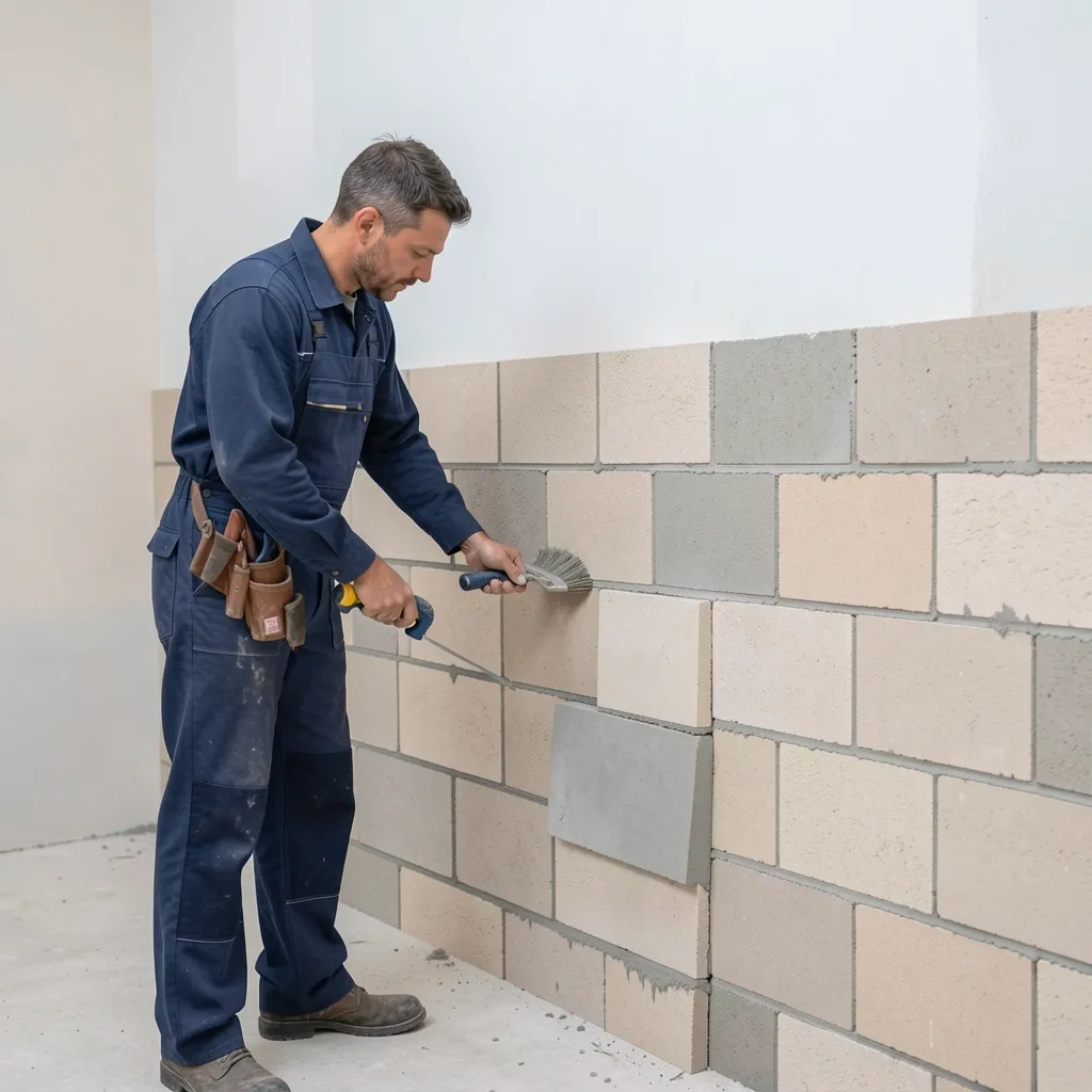 habiller mur parpaing extérieur