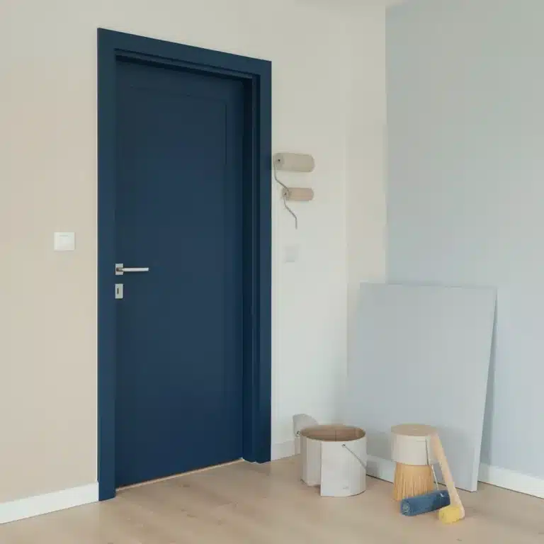 idee deco peinture porte et encadrement