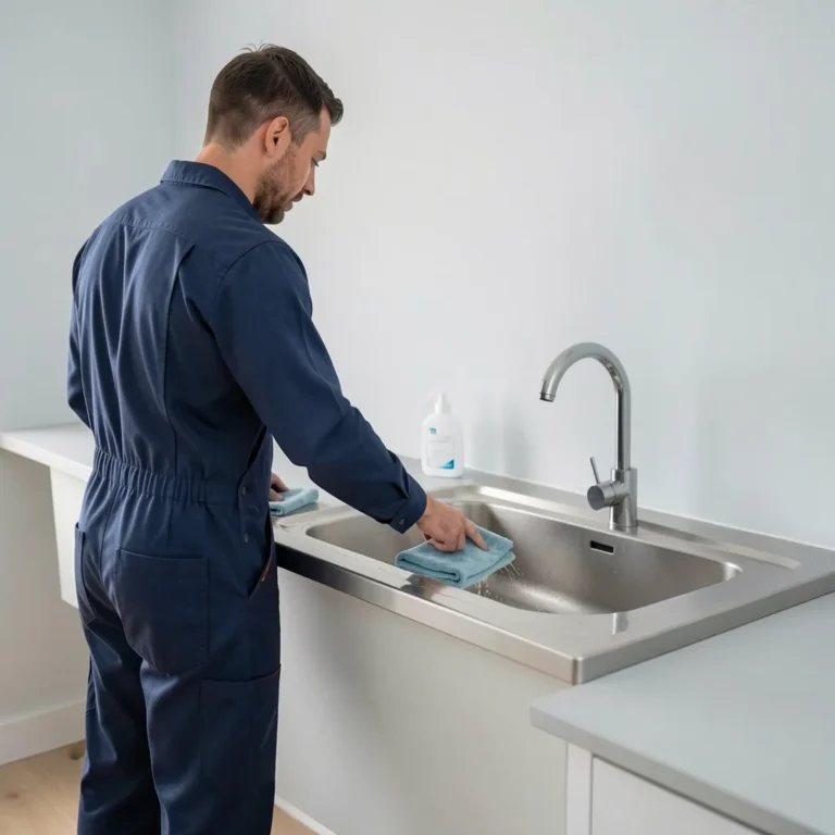 nettoyer evier inox