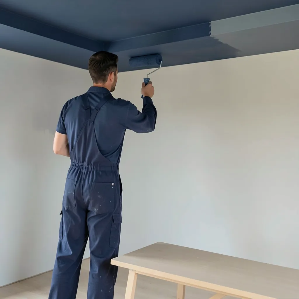 peinture épaisse pour cacher défauts plafond