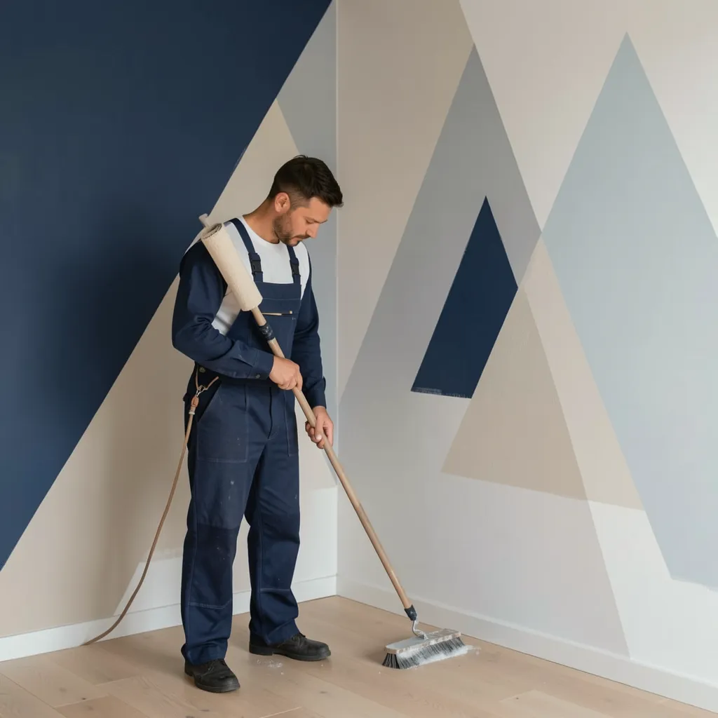 8 styles de peinture murale en triangle à connaître