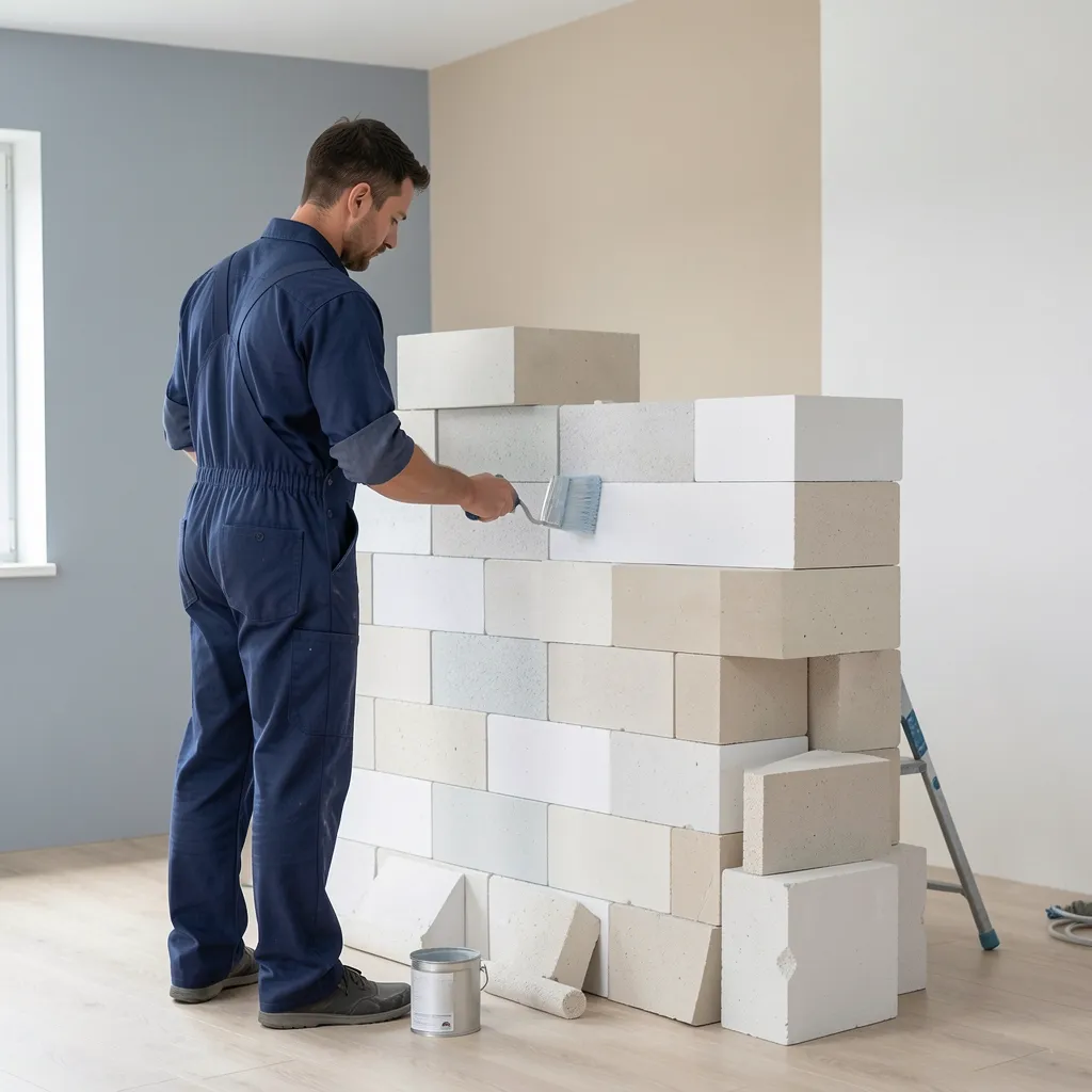 les 3 types de peinture adaptés au parpaing intérieur