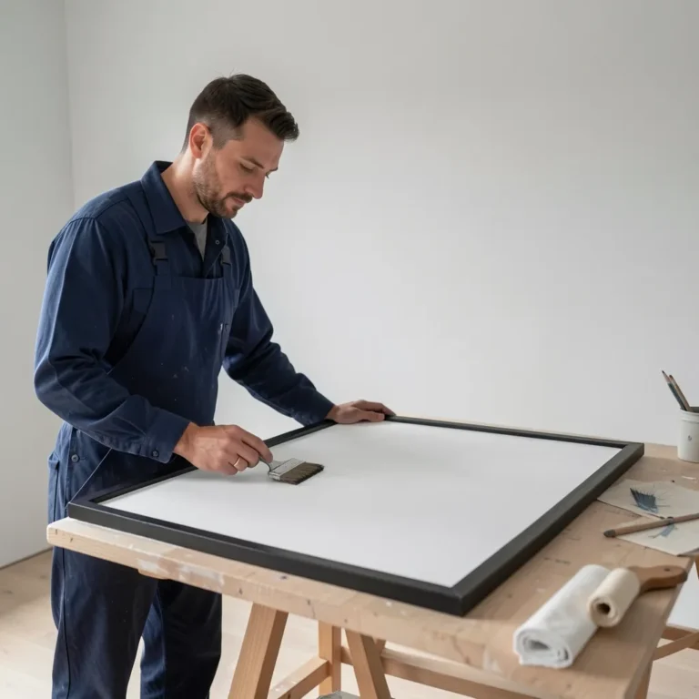 tableau peinture noir et blanc
