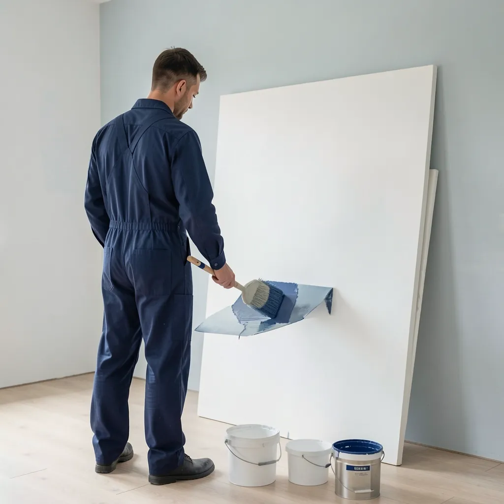 et si la peinture s'est séparée en deux phases ?