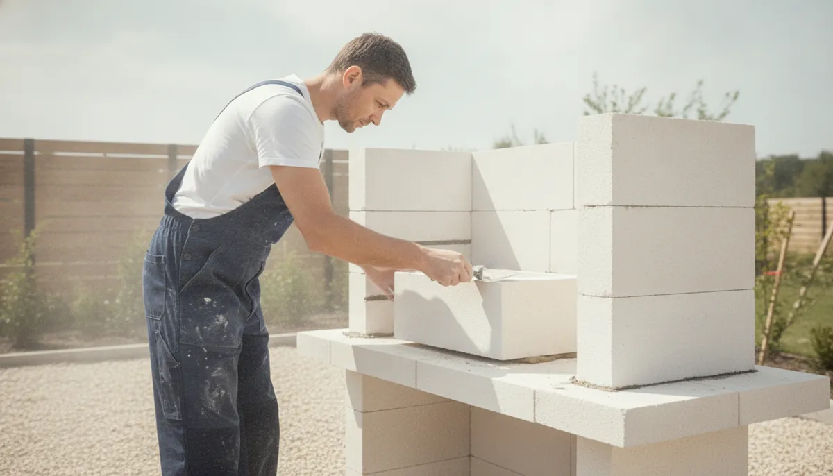 beton cellulaire pour barbecue