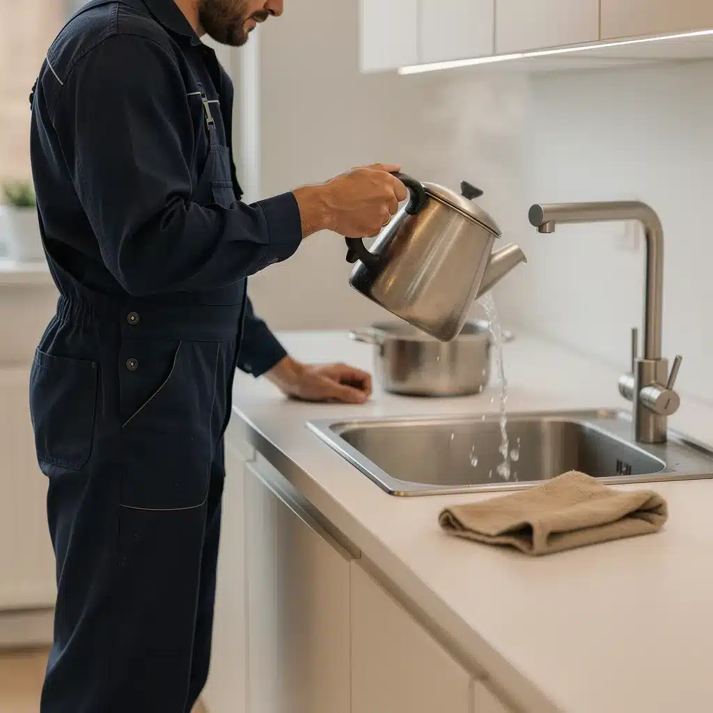 la solution express : eau bouillante et patience
