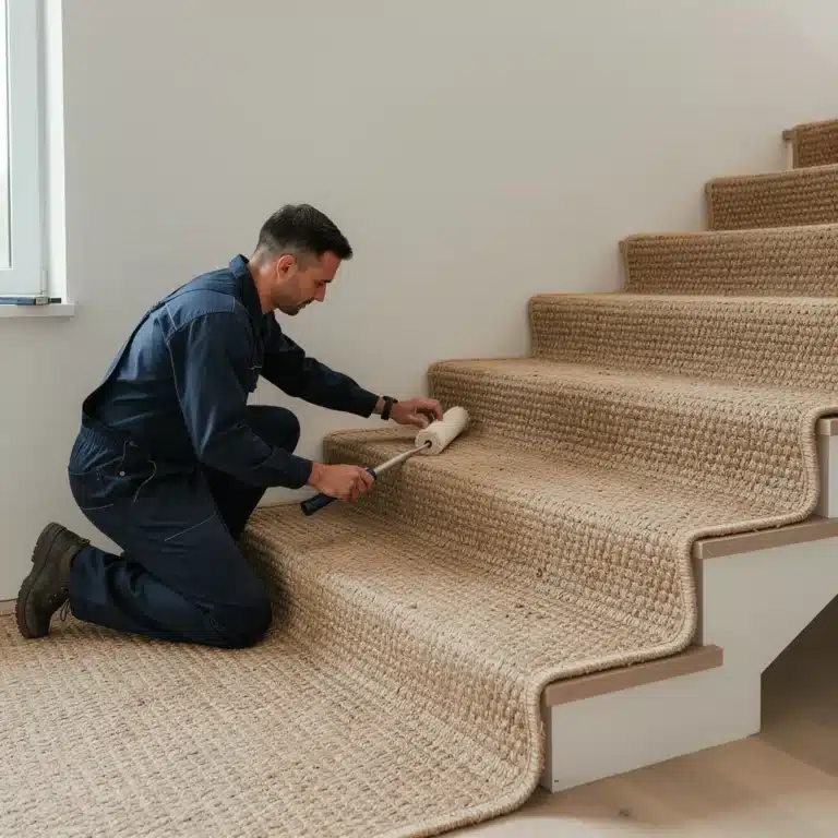 escalier jonc de mer