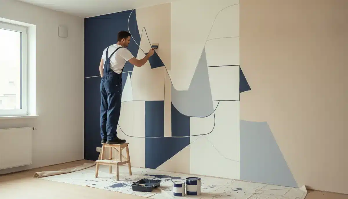 idée motif peinture murale