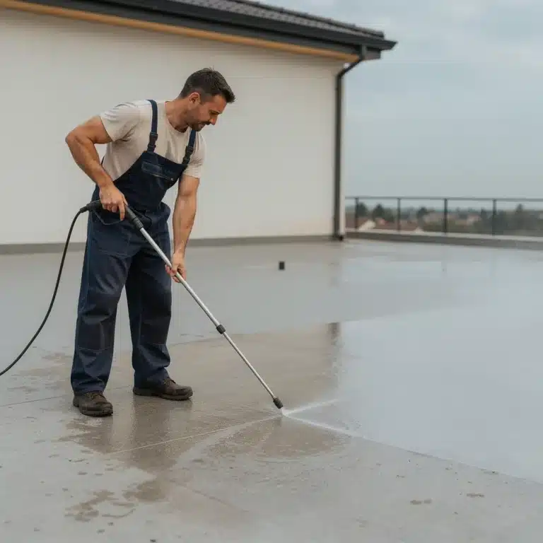 nettoyer terrasse en beton