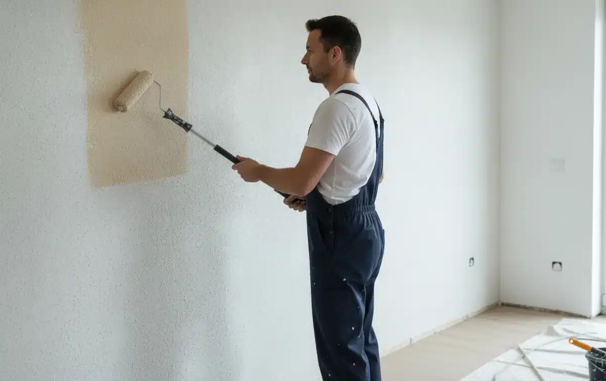 peindre crepi interieur