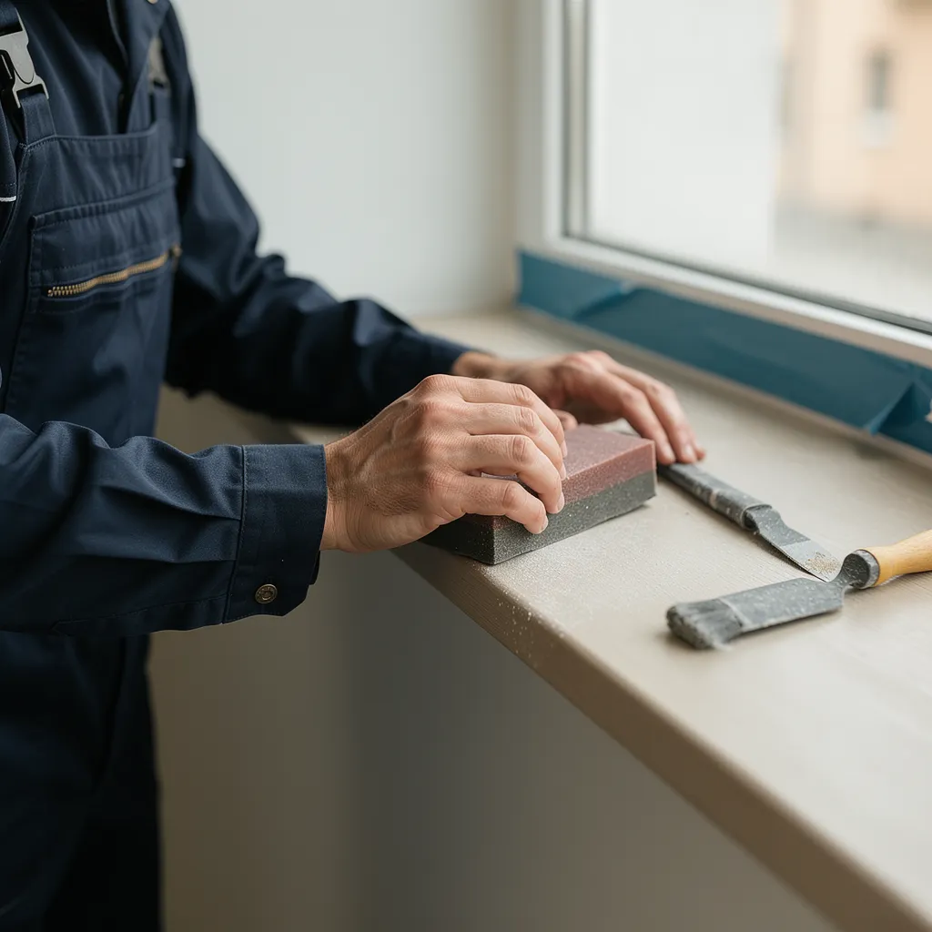 préparer l'appui avant peinture : les étapes clés
