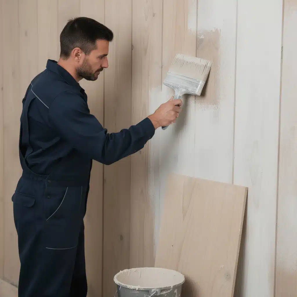peinture chaux sur bois