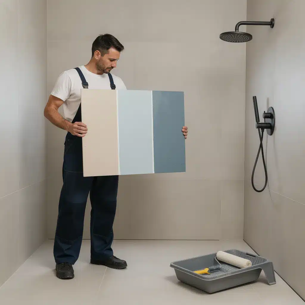 les 3 types de peinture adaptés à une douche italienne