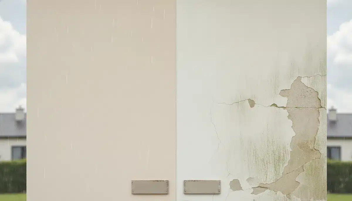 quelle peinture tient le mieux face au temps et aux intempéries ?