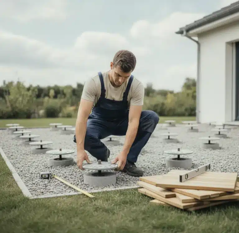 plot beton pour terrasse