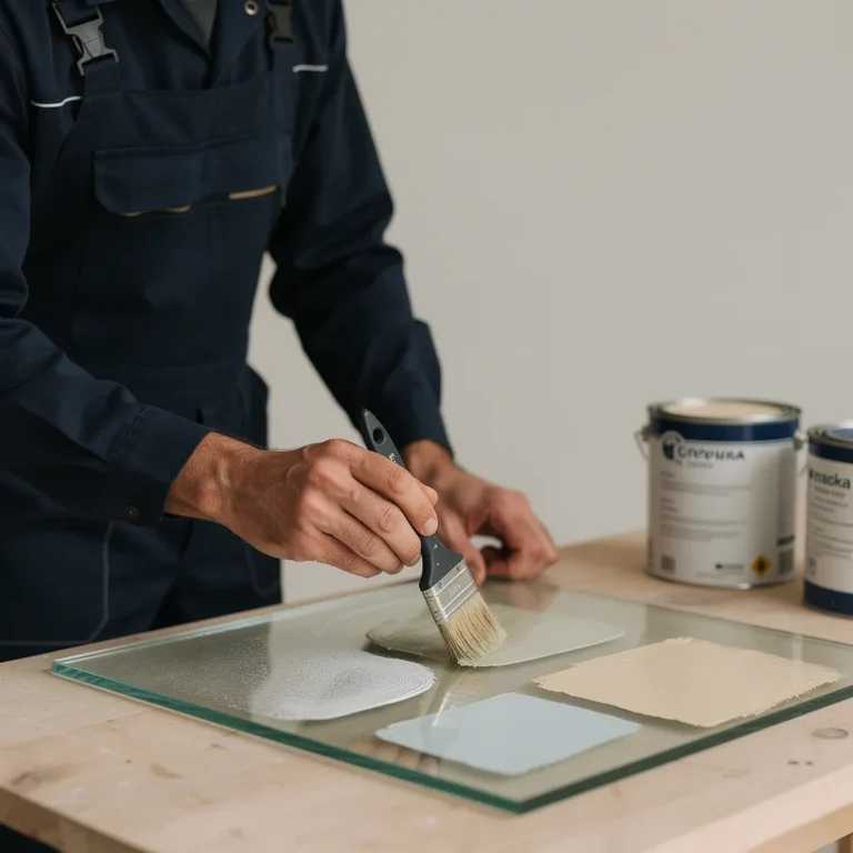 quel peinture sur du verre