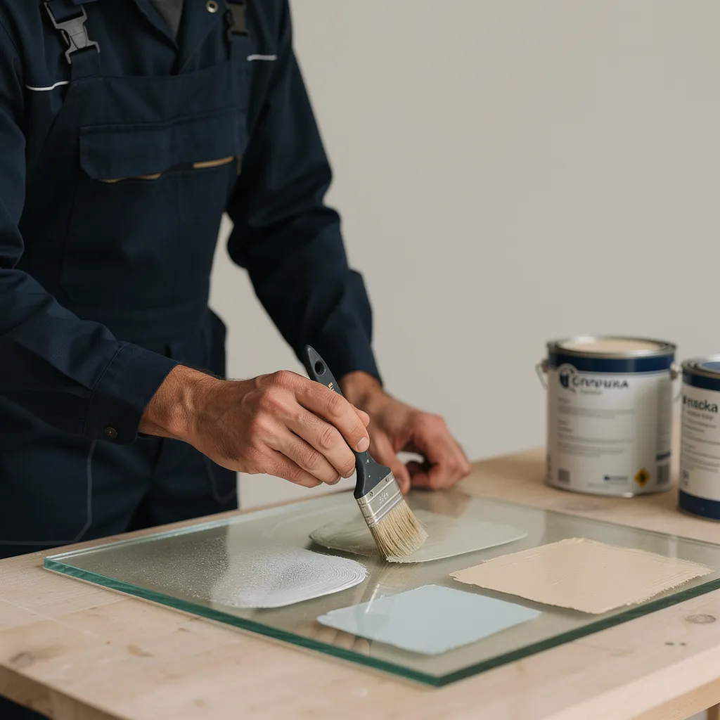 quel peinture sur du verre