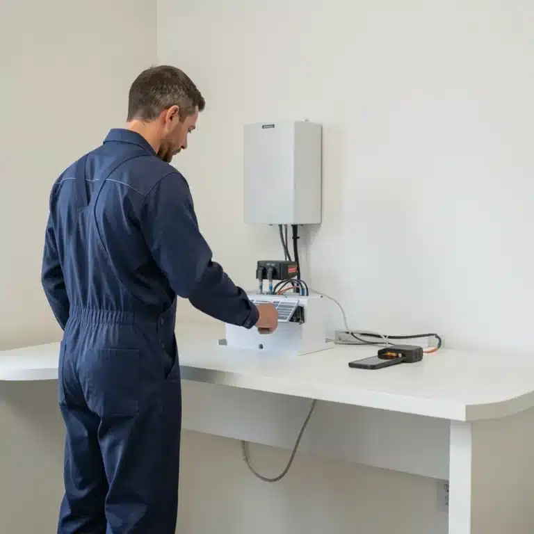 schéma électrique installation photovoltaïque avec batterie
