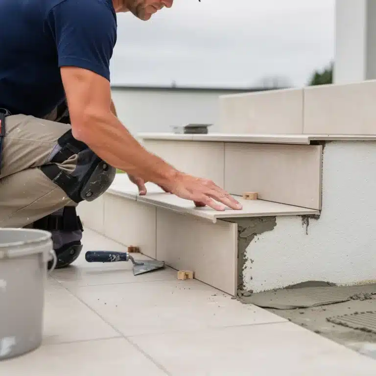carrelage nez de marche extérieur