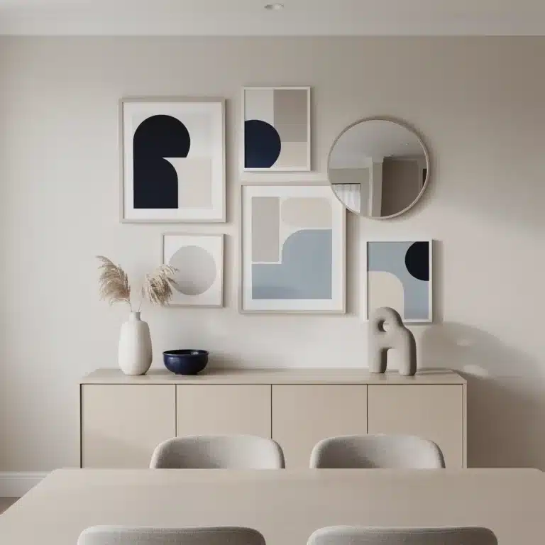 decoration mur salle a manger