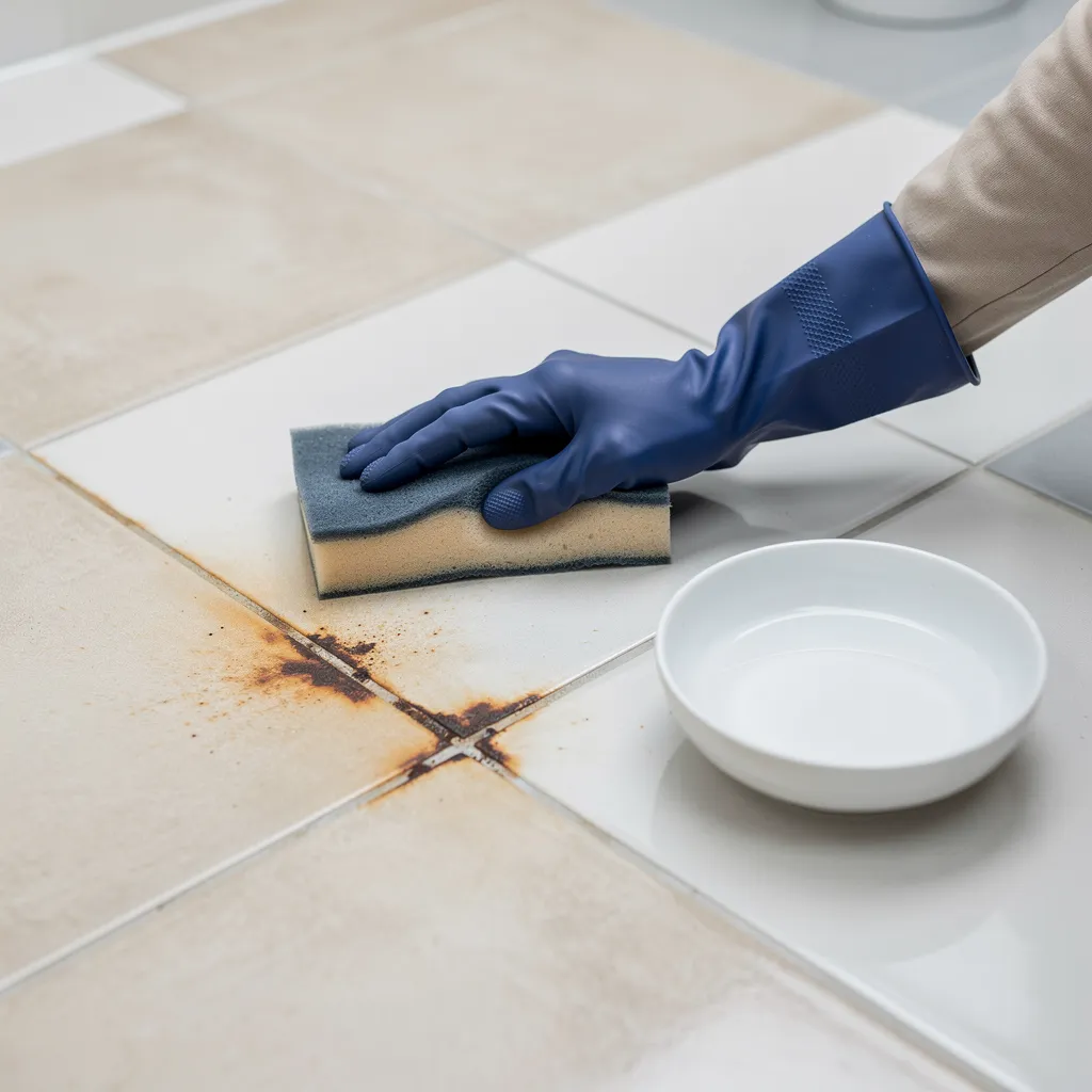 enlever des taches de rouille sur carrelage