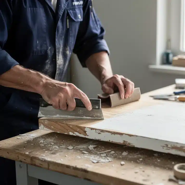 enlever peinture bois