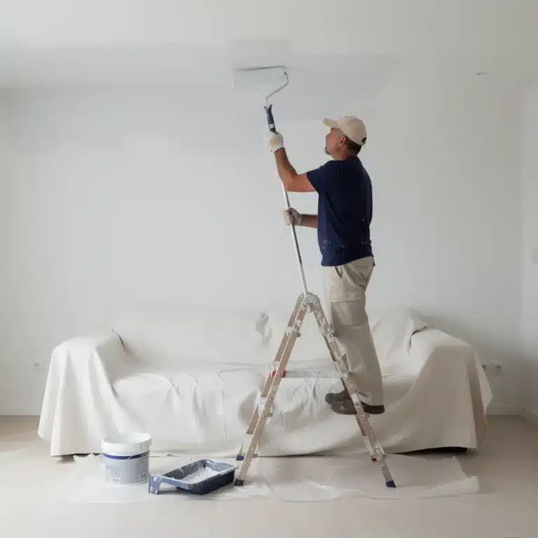 peindre au rouleau plafond