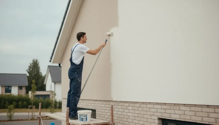 peinture de façade extérieure