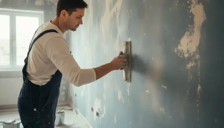 peinture mur effet vieilli
