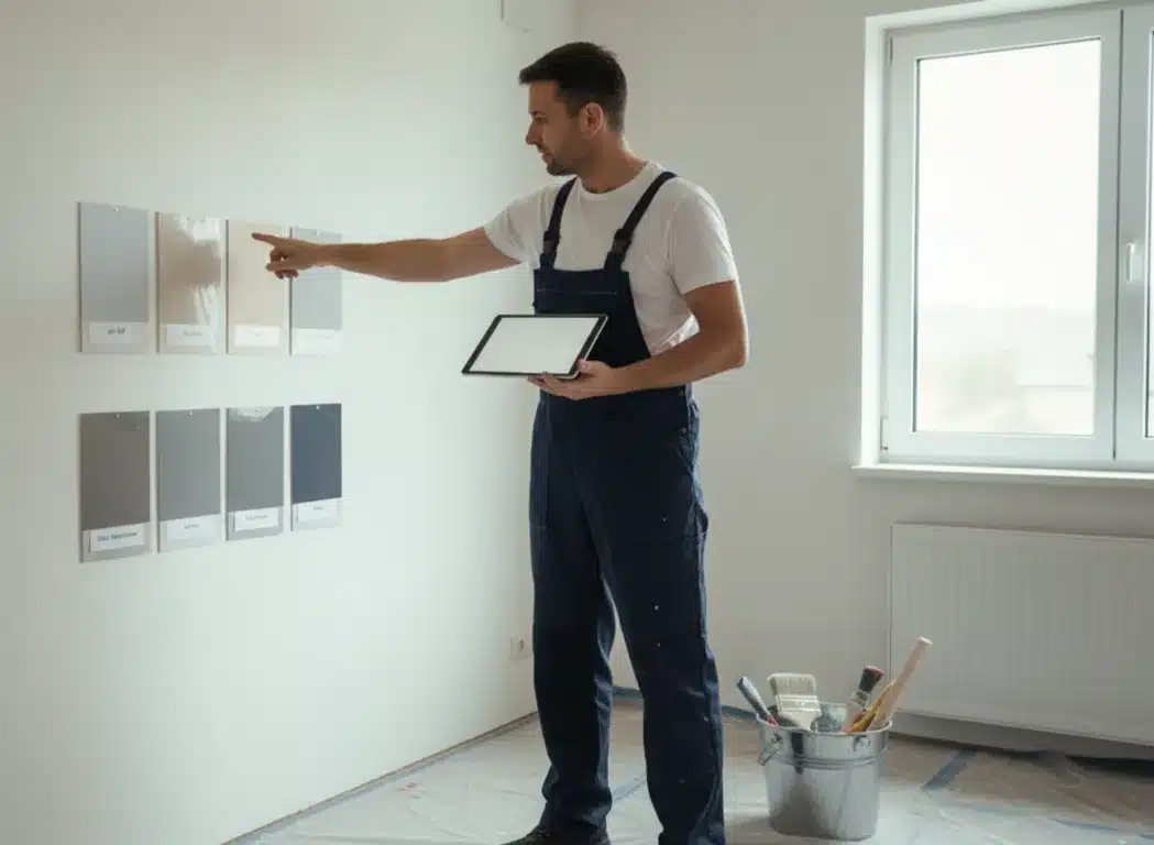 5 critères techniques pour choisir sa peinture grise spéciale salle de bain