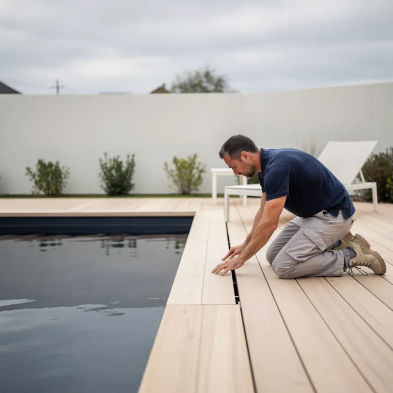 piscine et terrasse en bois