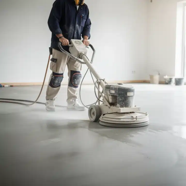 poncer un sol en beton