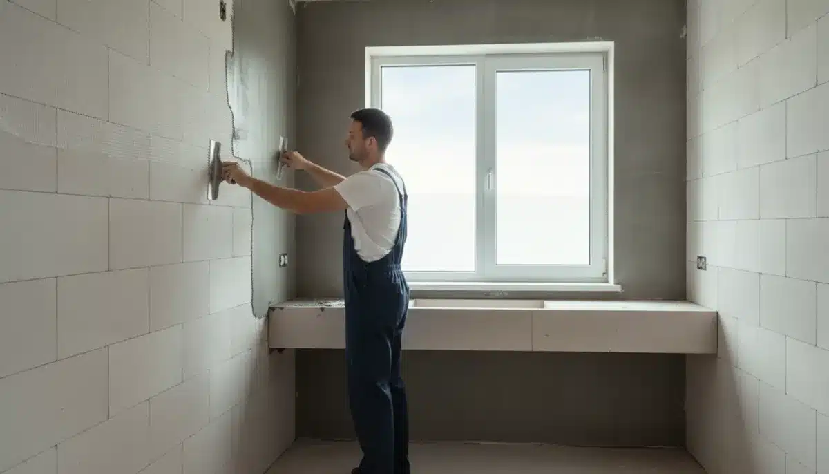 salle de bain beton cellulaire