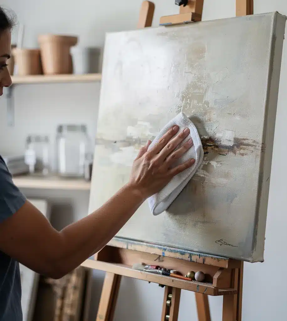comment nettoyer une toile de peinture