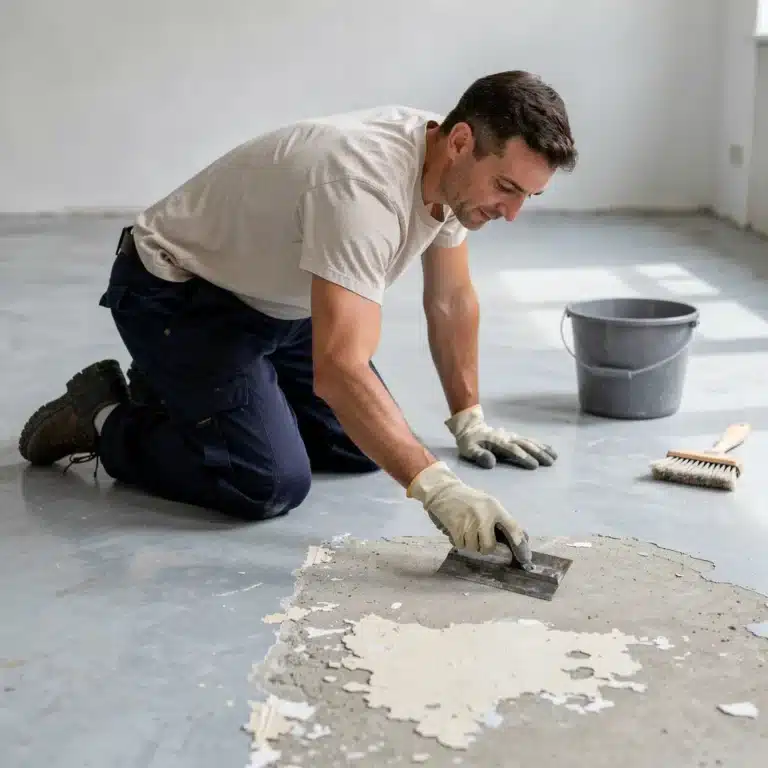 enlever peinture sur beton