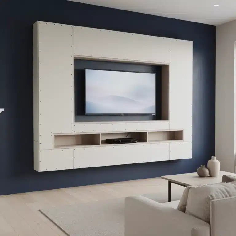 meuble tv placo platre simple