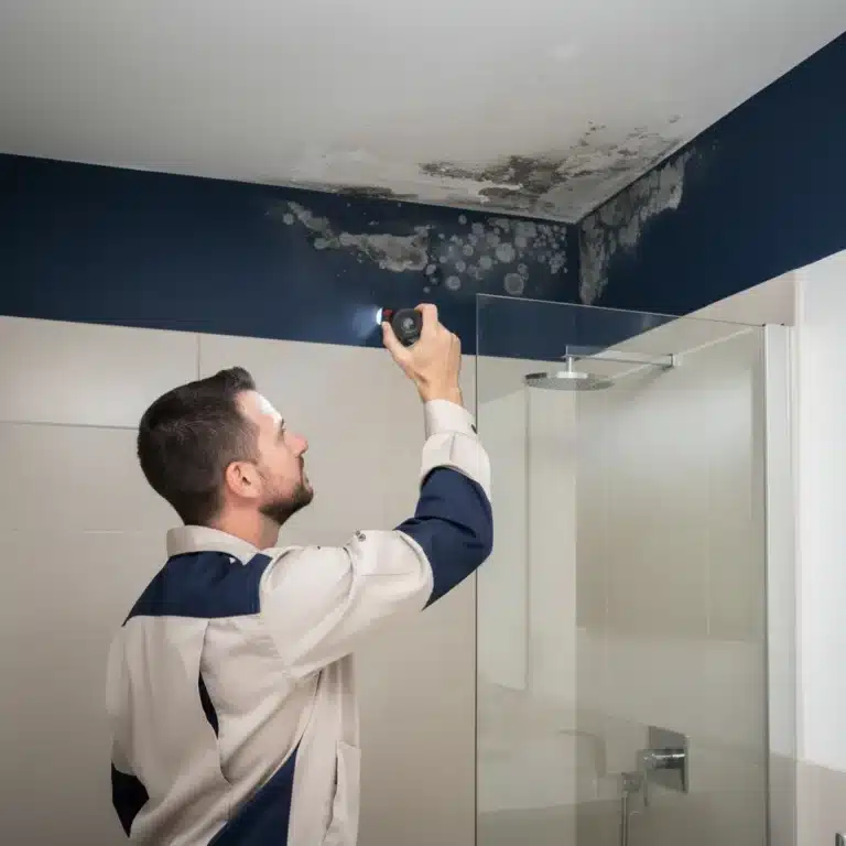 moisissures plafond salle de bain