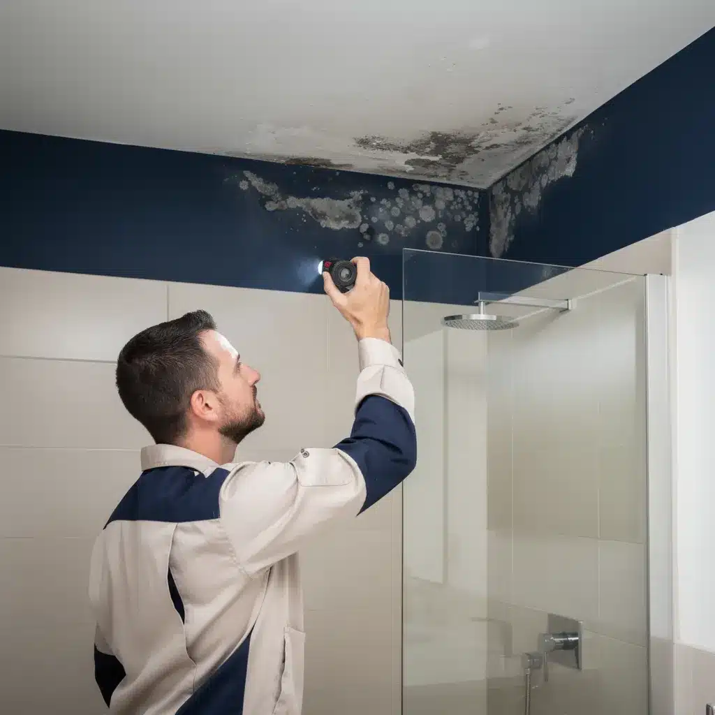 moisissures plafond salle de bain