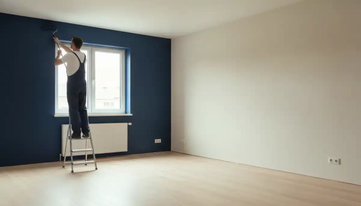 agrandir une pièce peinture