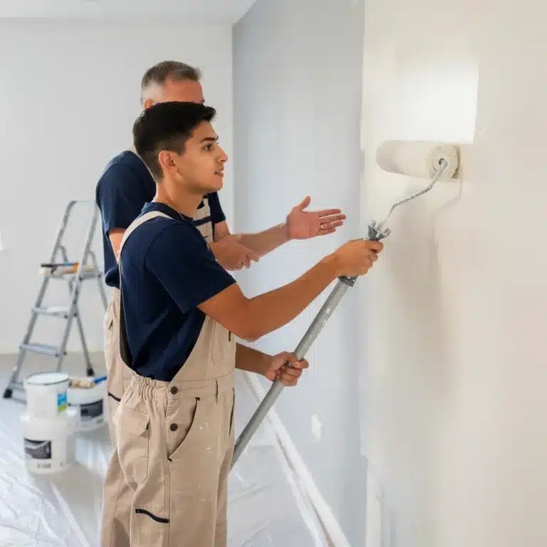 apprentissage peinture en batiment